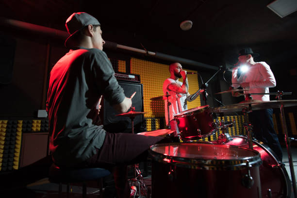 istock Modern Music Band Recording Album 921789532