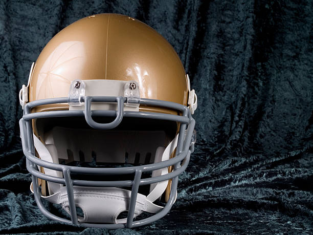 istock Football Helmet - Green 92180078