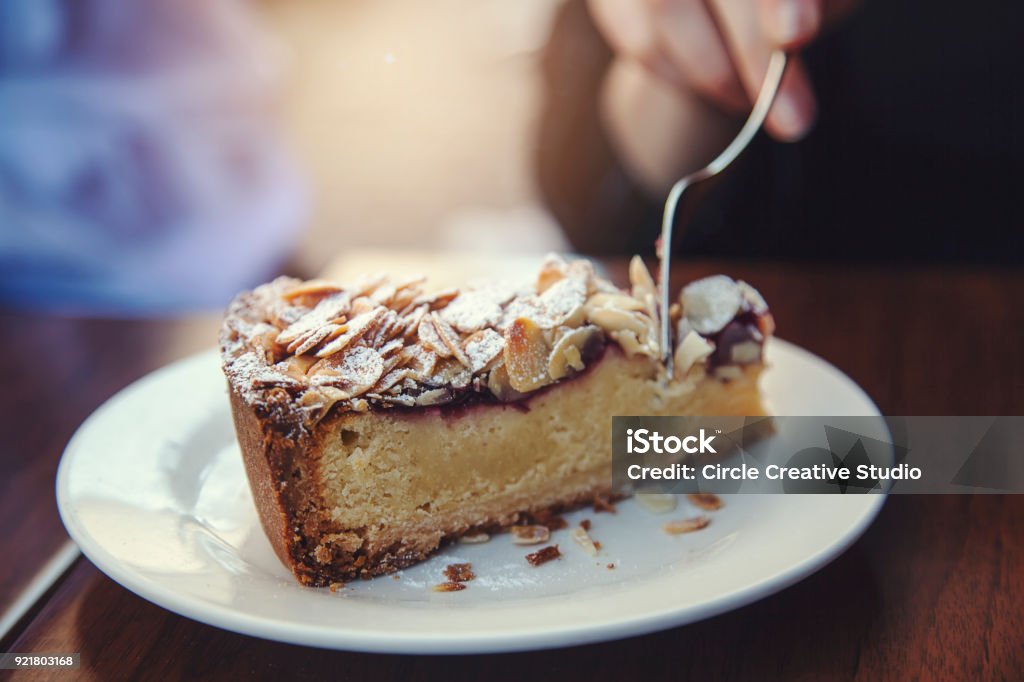 Tarte aux amandes - Photo de Dessert libre de droits