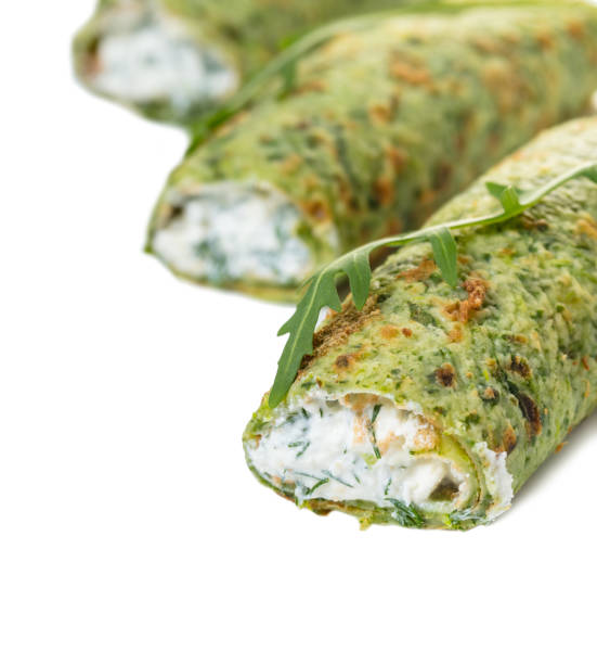 istock pancakes with spinach and cheese filling 921828460