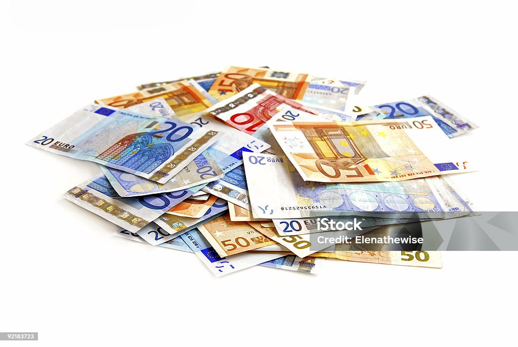 Euro batteries  Banking Stock Photo