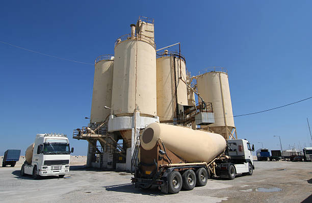 istock Cement Factory and Trucks 92184156