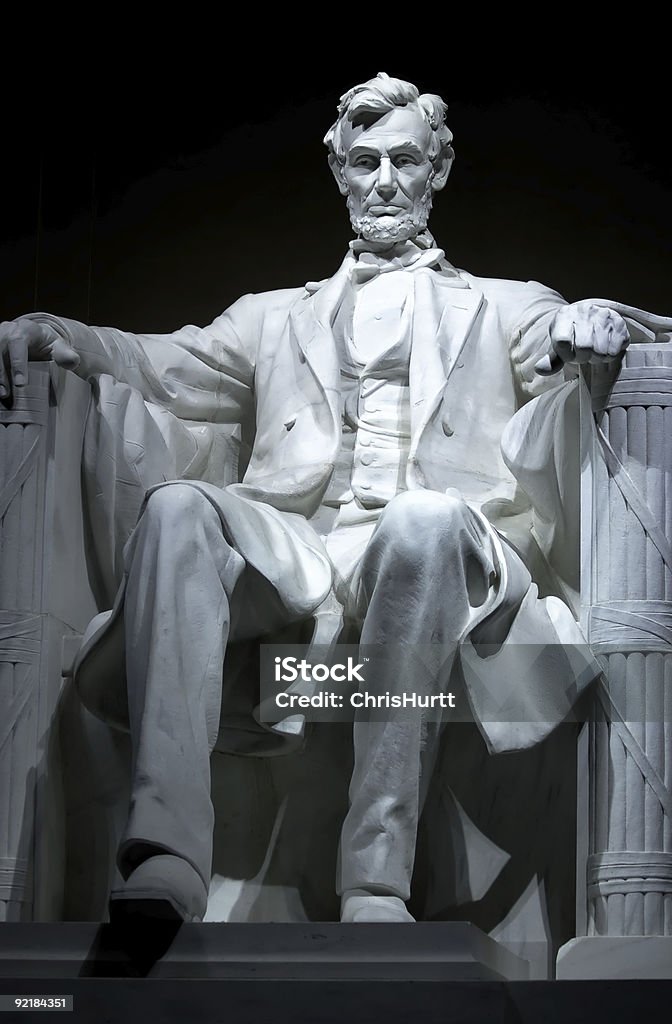 Abraham Lincoln Memorial  Presidents Day Stock Photo