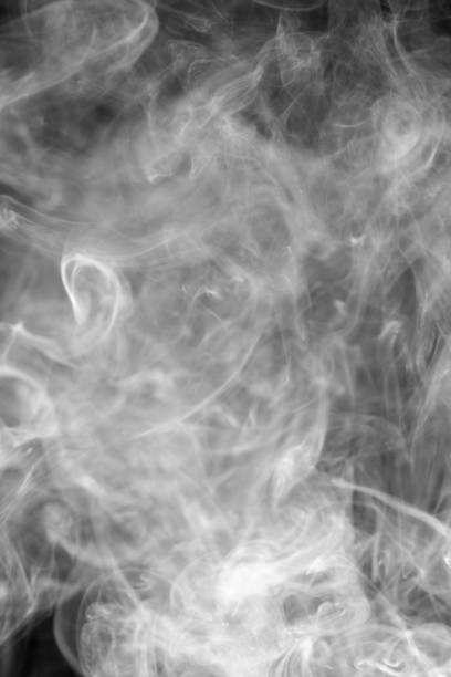 istock abstract background smoke curves and wave on black background 921844380