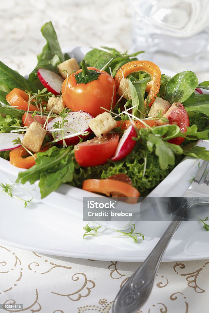 Ensalada de dieta - Foto de stock de Aire libre libre de derechos