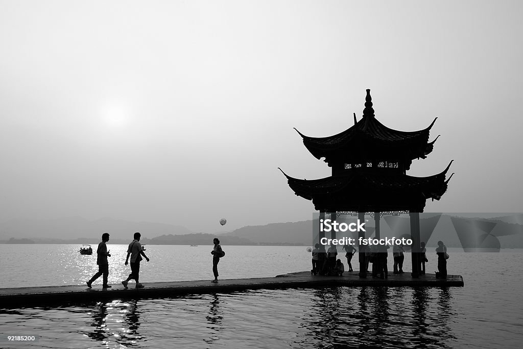 Hangzhou, China-West Lake - Foto de stock de Beleza royalty-free