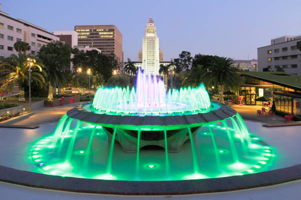 istock Los Angeles City Hall - Grand Park 921852054