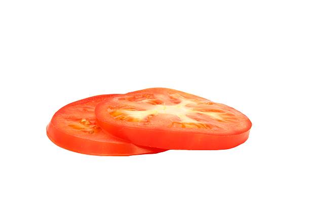 Fresh Tomato Slices stock photo