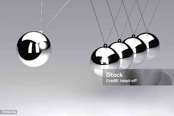 Newtons Cradle Stock Photo - Download Image Now - Cut Out, Newton's Cradle, Perpetual Motion