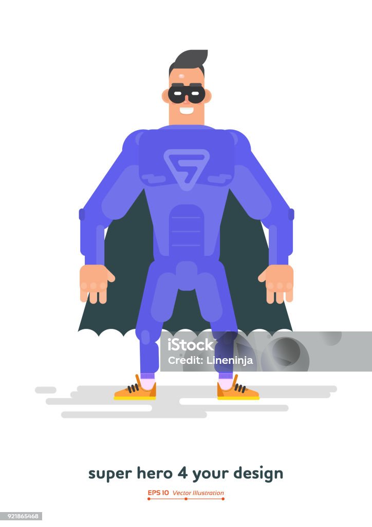 Ilustración de Dibujos Animados De Superhéroes Hombre En Traje Morado Con  Capa Personaje De Super Héroe Divertido Aislados Ilustración De Vector De  Estilo Plano y más Vectores Libres de Derechos de Actividad -