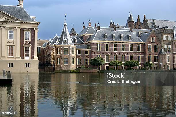 Parlamento Olandese - Fotografie stock e altre immagini di Torre - Struttura edile - Torre - Struttura edile, Binnenhof, L'Aia