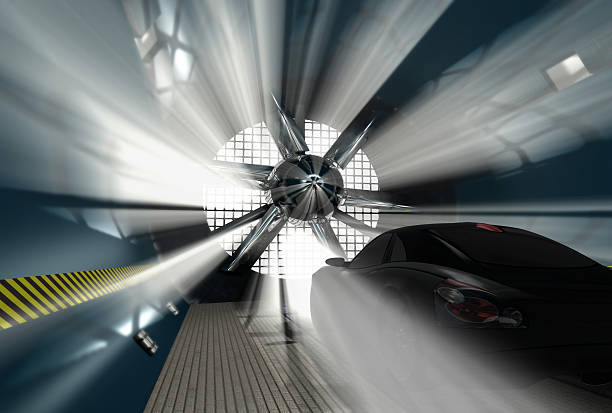 Wind tunnel for car test  aerodynamic photos stock pictures, royalty-free photos & images
