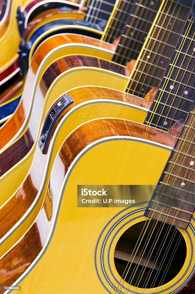Menge Musik - Lizenzfrei Akustikgitarre Stock-Foto