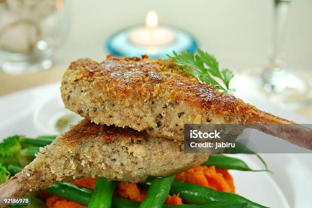 Crumbed Lamb Cutlets Stock Photo - Download Image Now - Lamb - Meat, Cutlet, Deep Fried