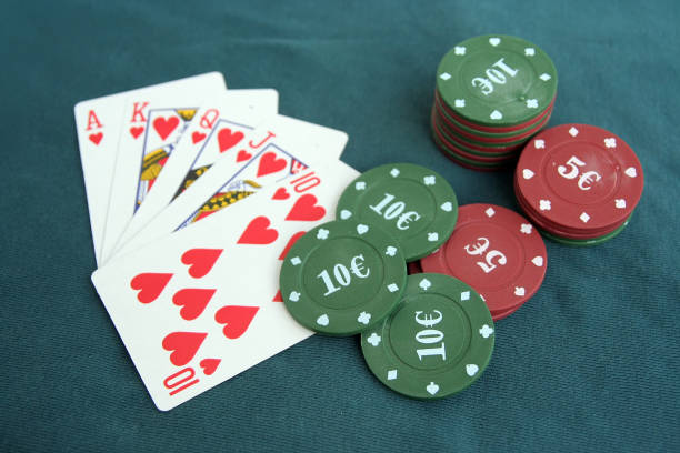 istock Poker cards and poker chips. Poker cards and chips. 921871976