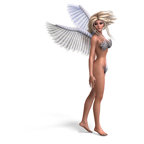 istock sexy and beautiful angel with wings 92187465