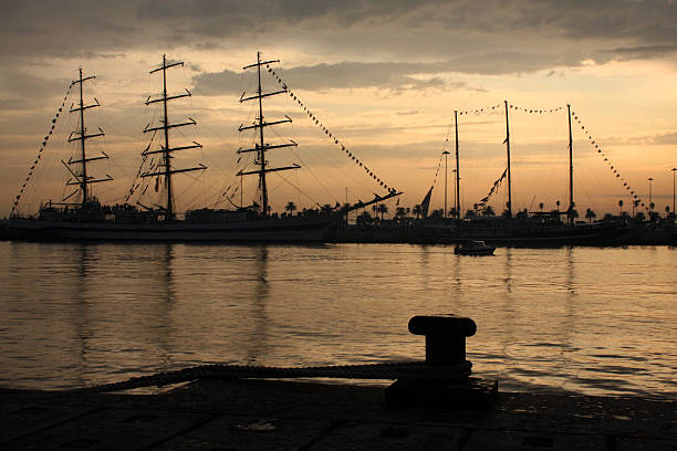 Sailship stock photo