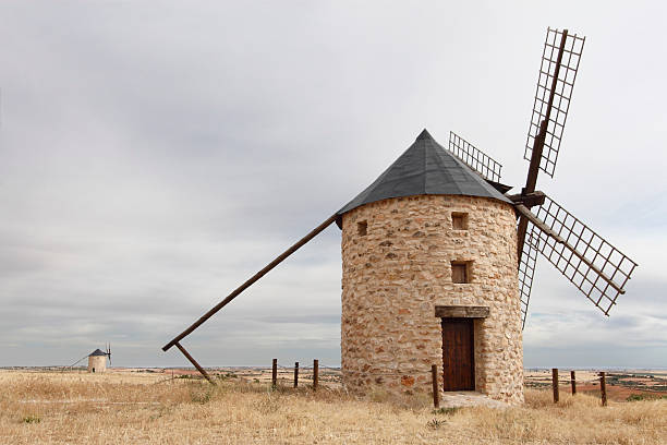 Cтоковое фото Куэнка Ветряные на Belmonte,, Испания