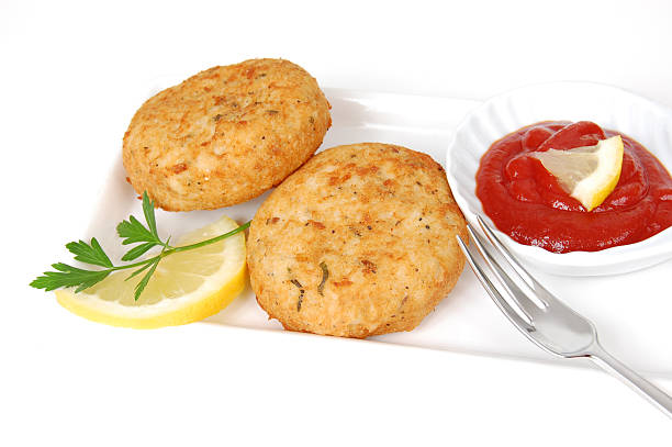 torte di granchio - fish cakes immagine foto e immagini stock