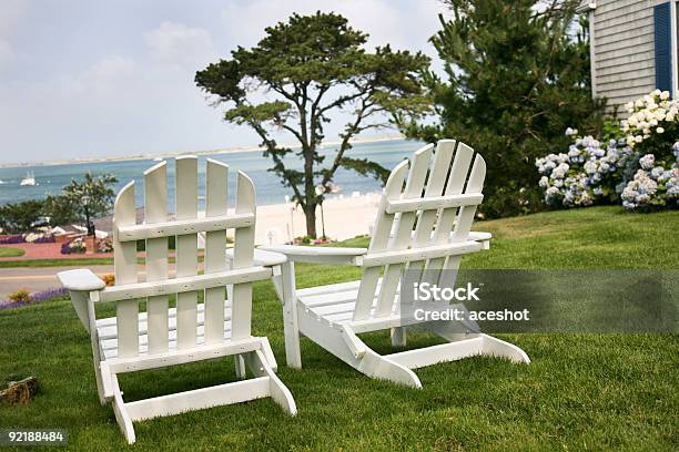 Perfect Ocean View Stock Photo - Download Image Now - Adirondack Chair, Inlet, Atlantic Ocean