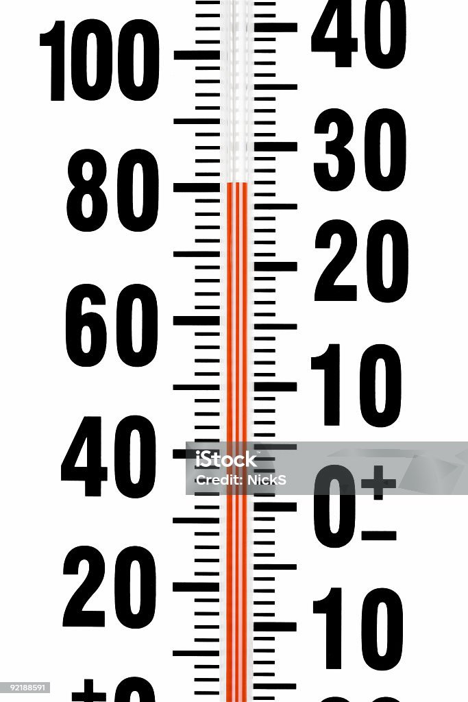 Termómetro - 80 grados - Foto de stock de Número 80 libre de derechos