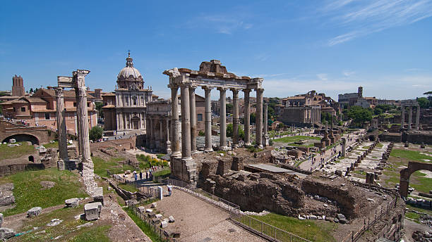 Roman Forum stock photo