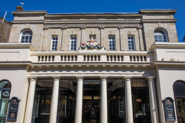 South facade of the Church of Sainte-Marie-Madeleine, a neo-classical style Catholic parish church in Paris