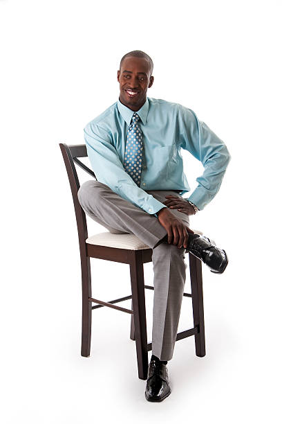 istock Business man on chair 92189893