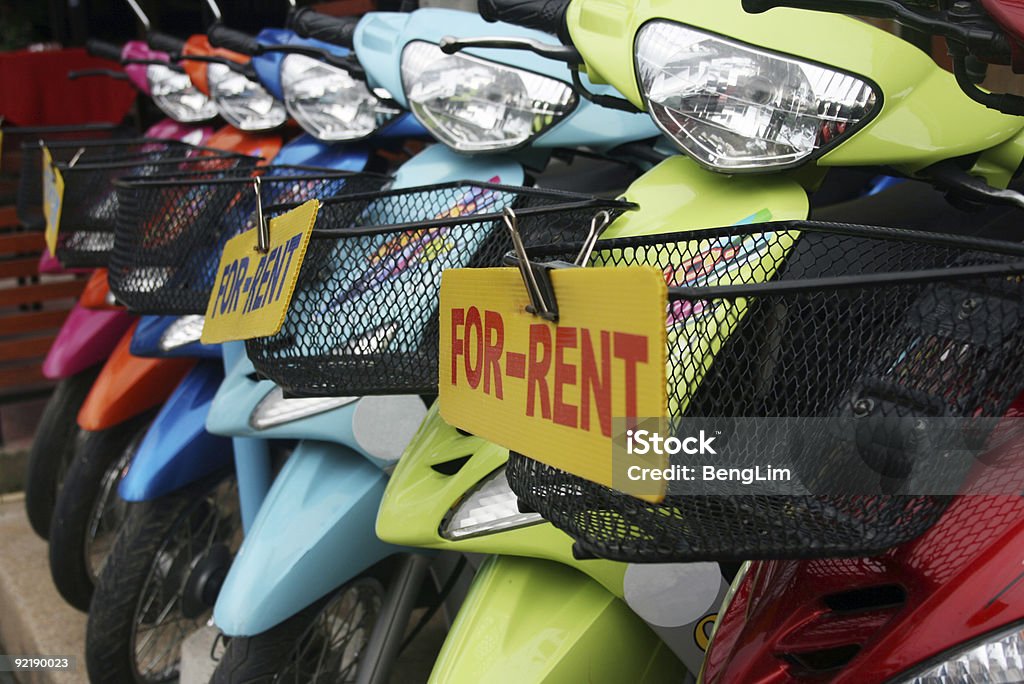 Bikes for rent  Color Image Stock Photo