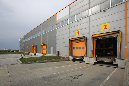 Loading Docks at Distribution Warehouse