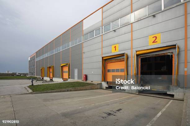 Warehouse Loading Dock Stock Photo - Download Image Now - Loading Dock, Warehouse, Building Exterior