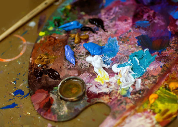 istock palette of oil paints 921909198