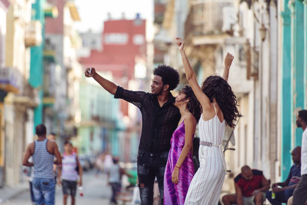 istock Mixed-race Cuban friends in Havanna 921909422