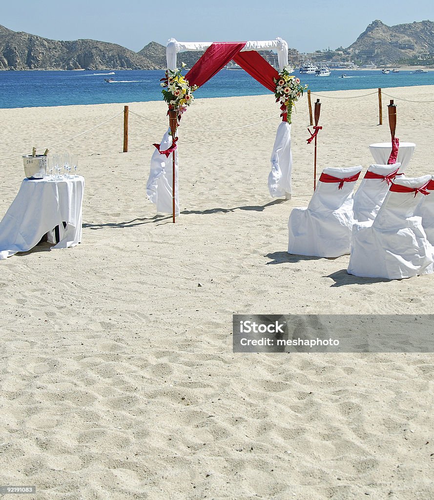 Boda en la playa - Foto de stock de Cabo San Lucas libre de derechos