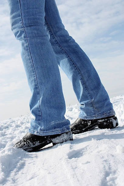 istock Shoes in Snow 92191266