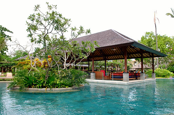 istock Swimming pool of tropical resort 92191445