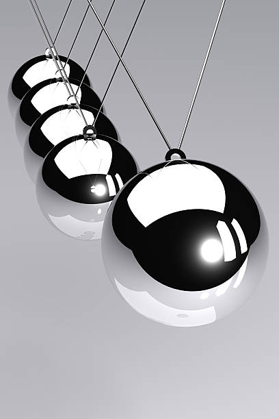 istock Closeup view of Newton's cradle 92191620
