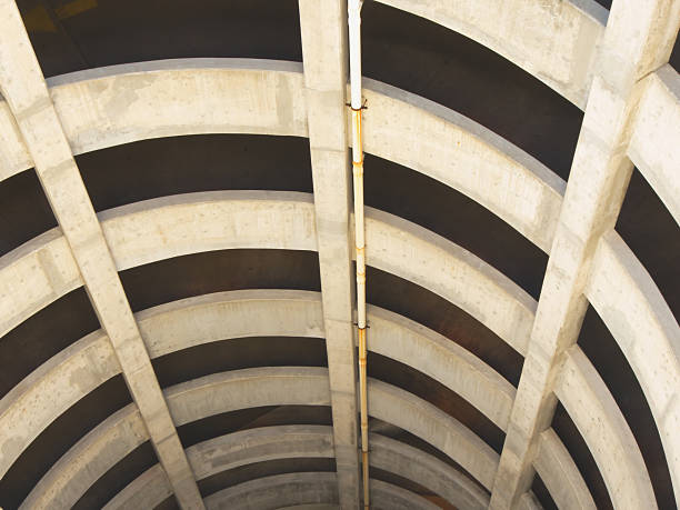 Circular Parking Deck stock photo