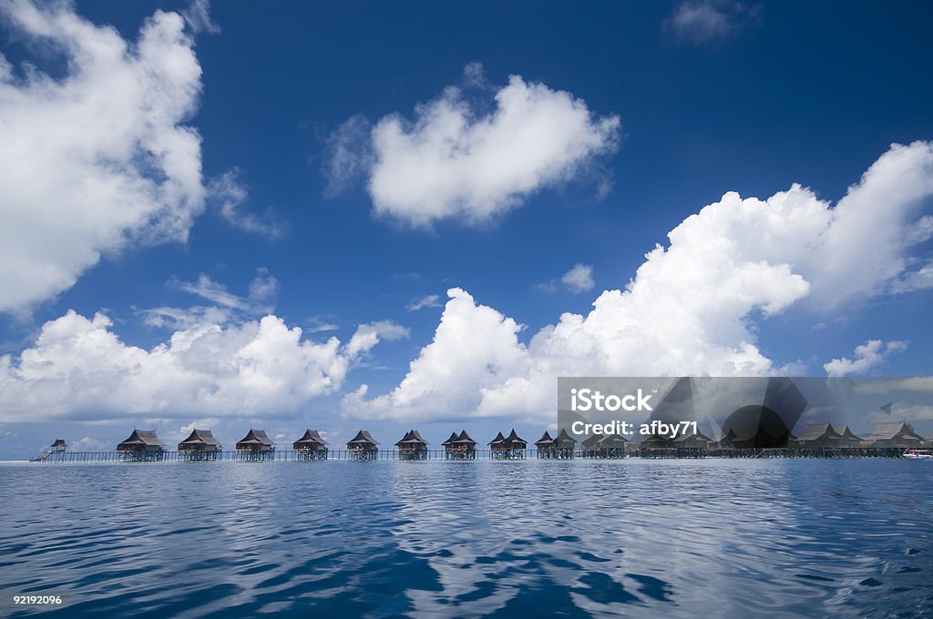 Tropical island resort - Foto de stock de Agua libre de derechos