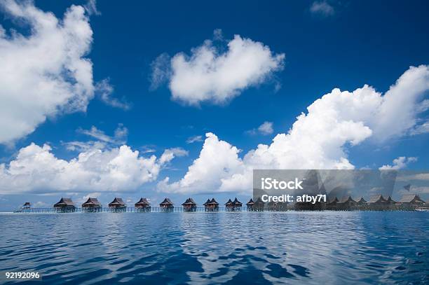 Foto de Ilha Tropical Resort e mais fotos de stock de Areia - Areia, Azul, Azul Turquesa
