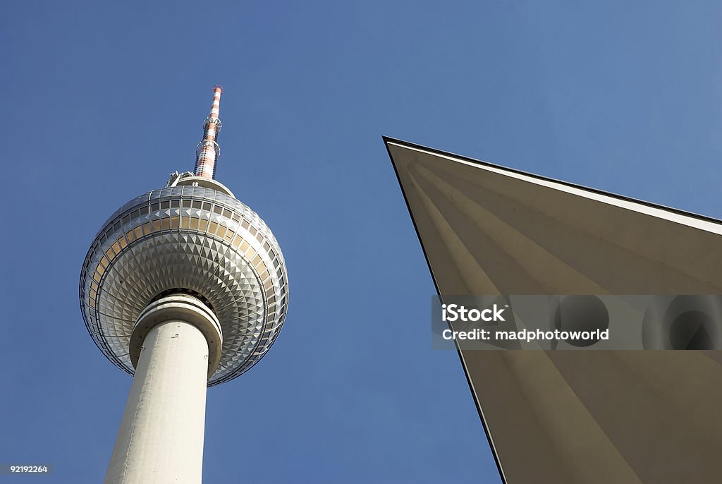 Берлин Fernsehturm - Стоковые фото Александерплац роялти-фри