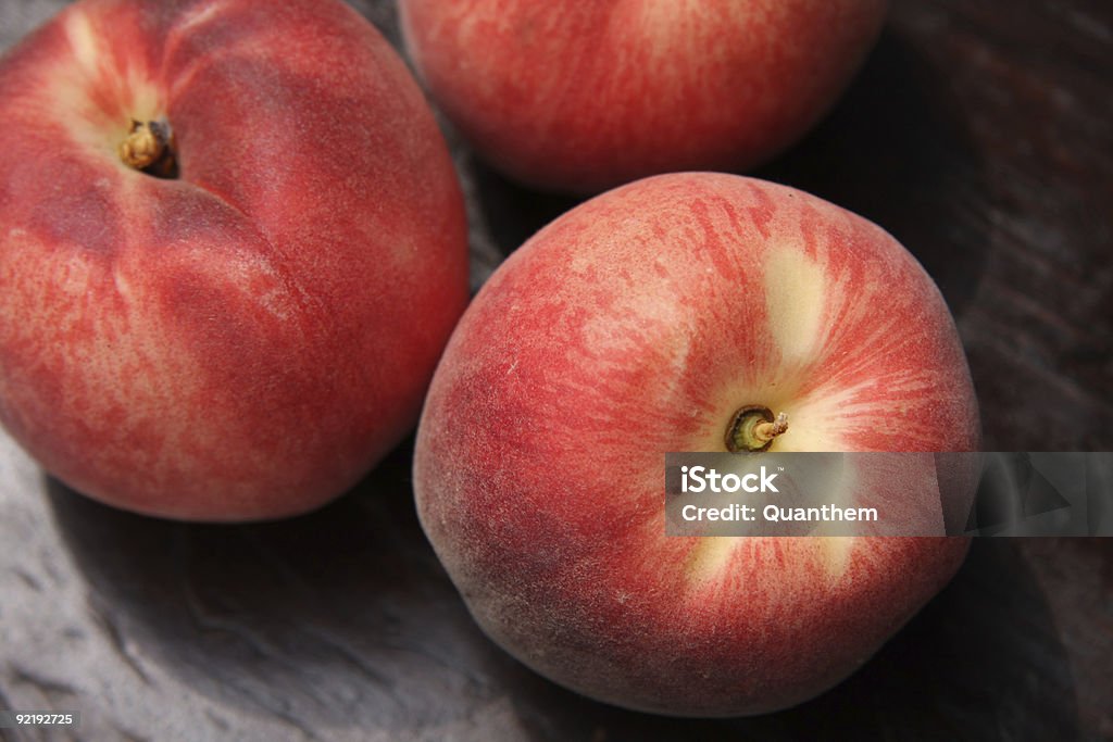 White peaches  Close-up Stock Photo