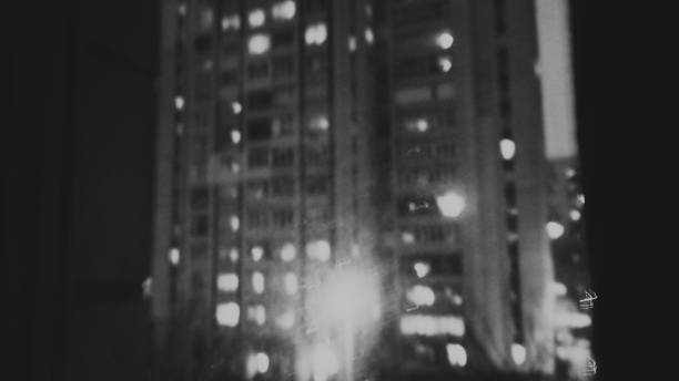 istock dark night home. abstract horror contrasts. 921930074