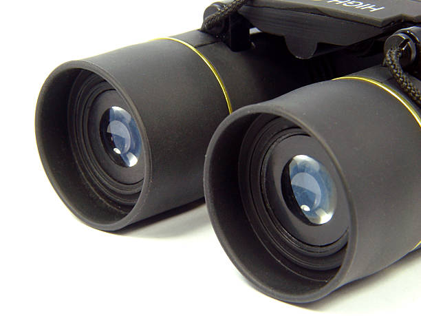 binocolo - binoculars watching optical instrument closed foto e immagini stock