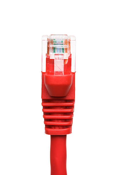 cable de red - computer cable nobody rj45 network connection plug fotografías e imágenes de stock