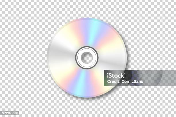 Vector Realistic Isolated Disk For Decoration And Covering On The Transparent Background Stock Illustration - Download Image Now