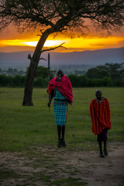 istock African Masai Warriors at Sunrise 921952286