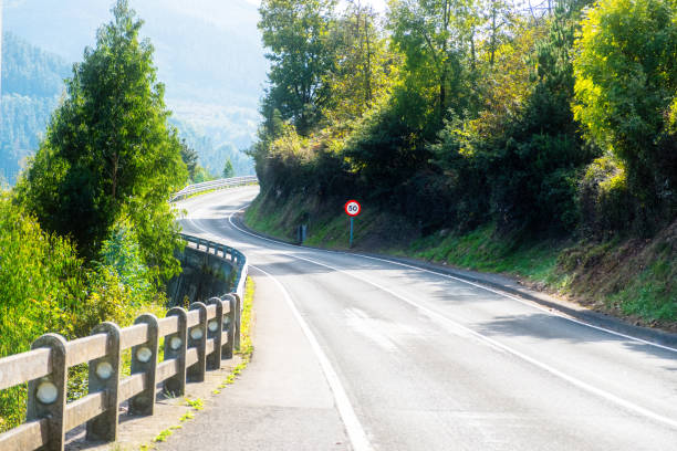 istock Basque country. The municipal road. Spain. 921957400