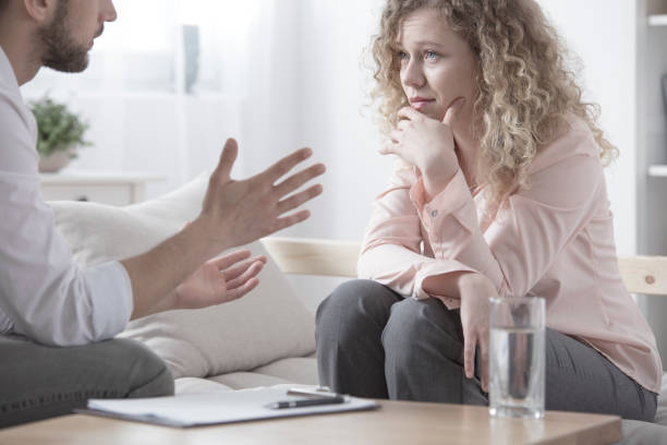 istock Sad woman with nervous breakdown 921965884