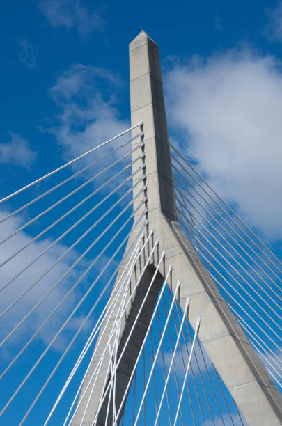 istock Zakim Bunker Hill Memorial Bridge in Boston, USA 921984364